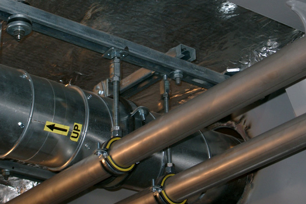 Schallentkoppelter Systemunterbau
